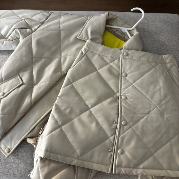 ensemble 2 pièces PU - Picture 2 of 2